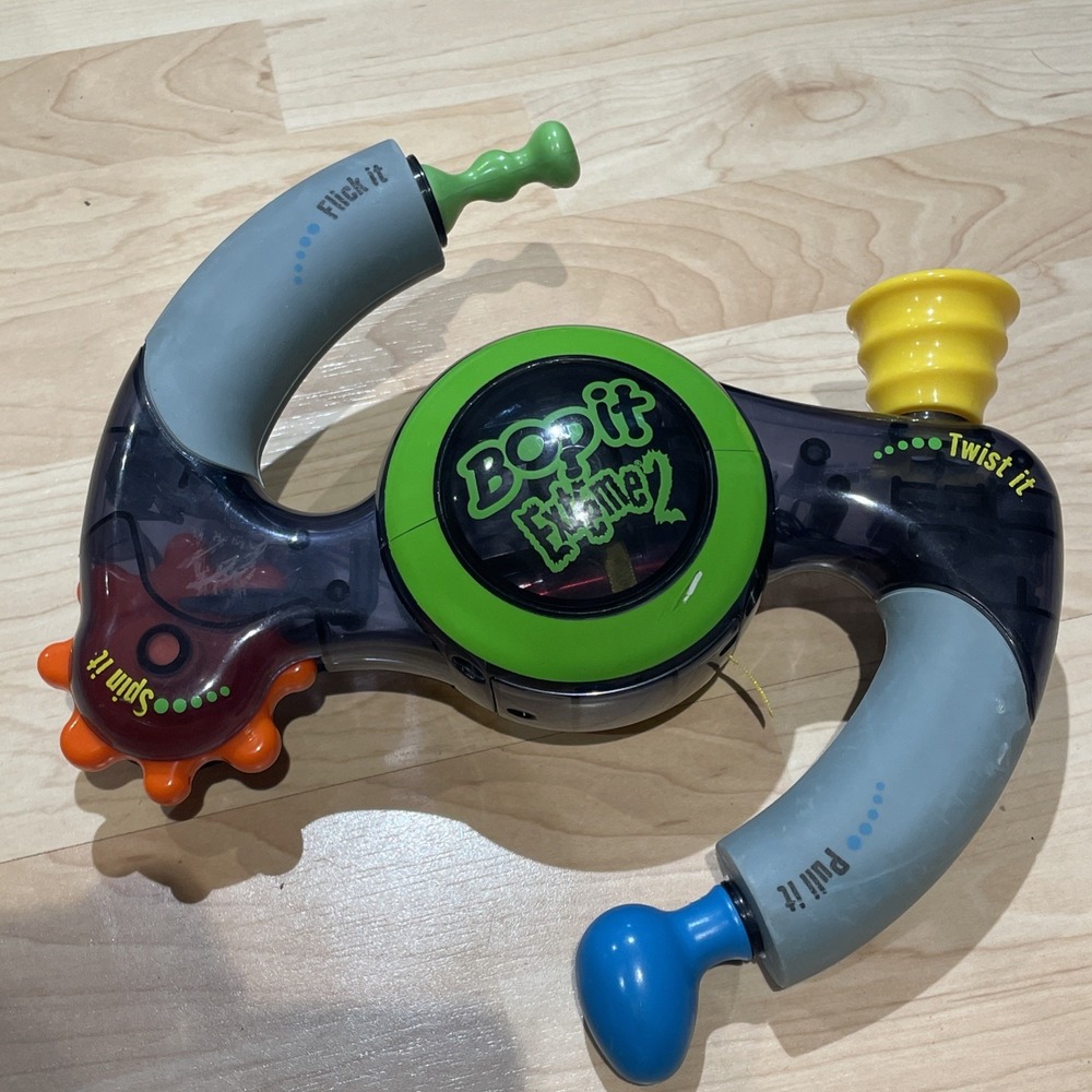 Hasbro Bop It Extreme 2 Handheld Electronic Game 2002 Retro - Tested/Working